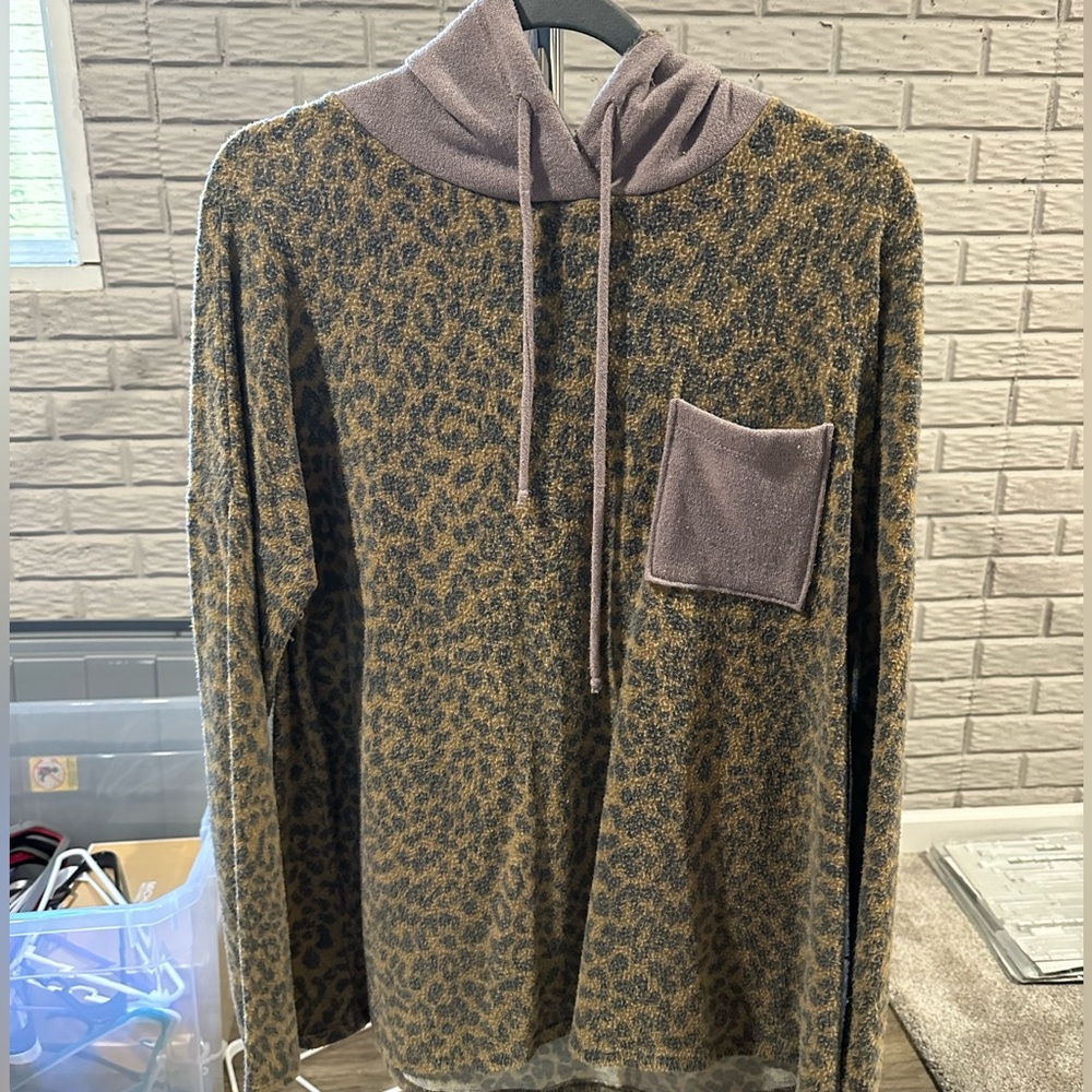 Sew in Love Leopard Hoodie